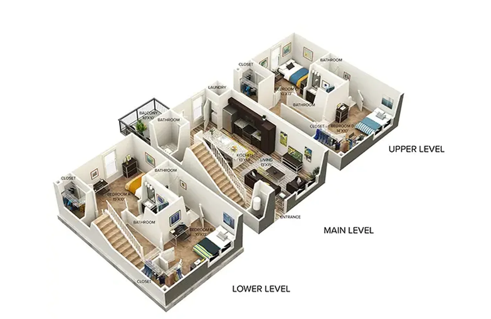 安娜堡女生转租|UMich 高性价比独卧独卫 townhouse!