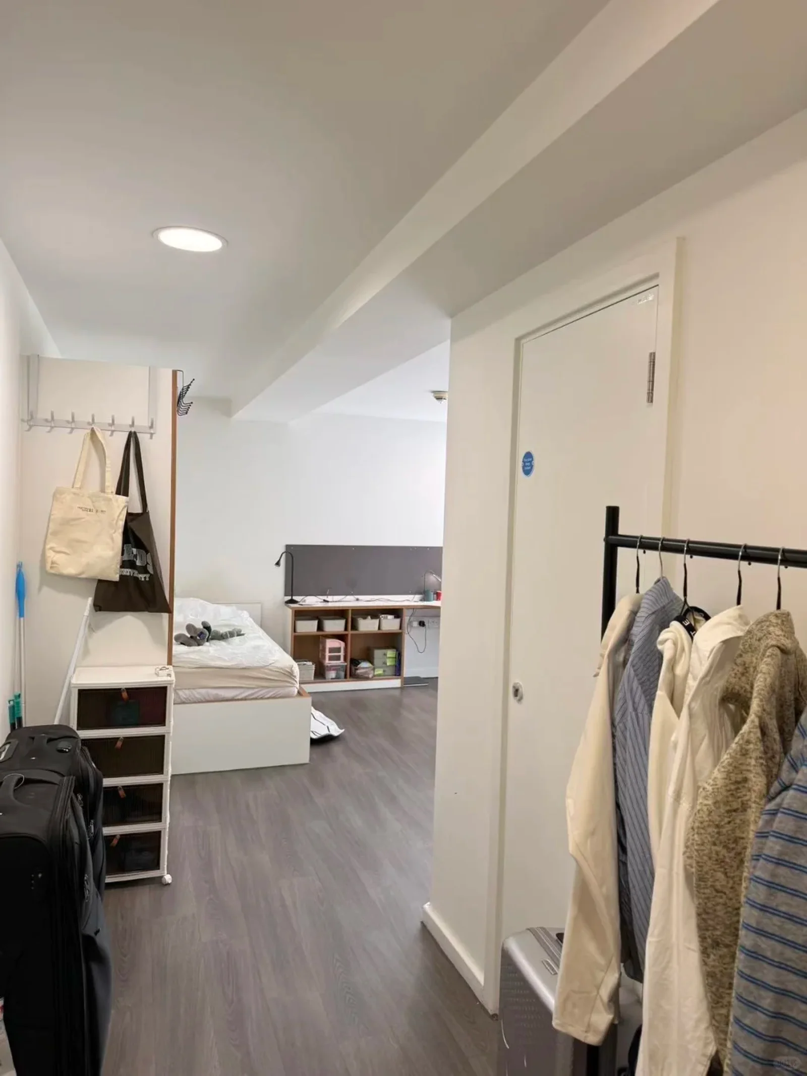 利兹 | 全景角窗落地窗studio❗️走路上学