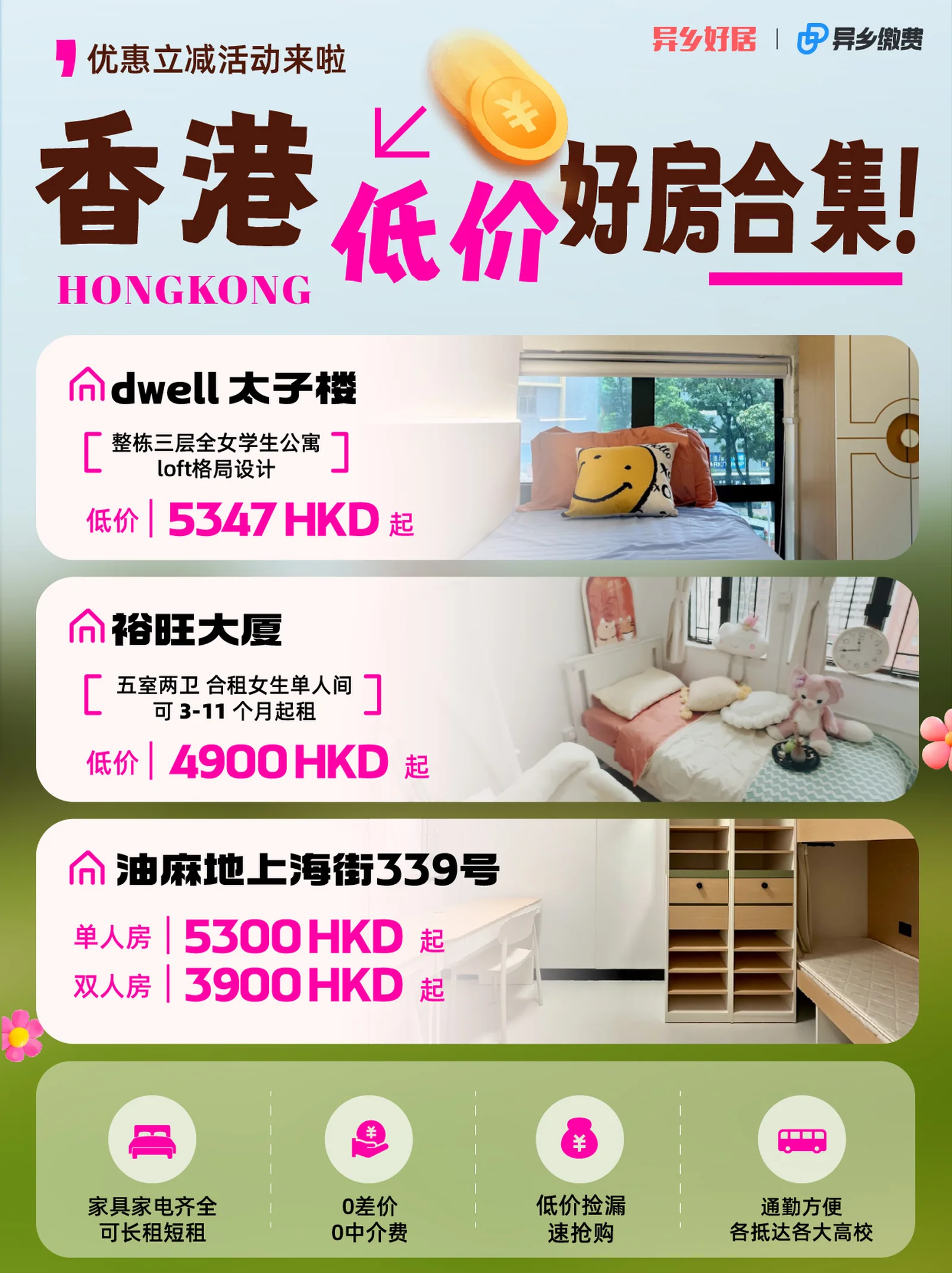 🇭🇰港硕租房捡漏|香港低价好房合集✨