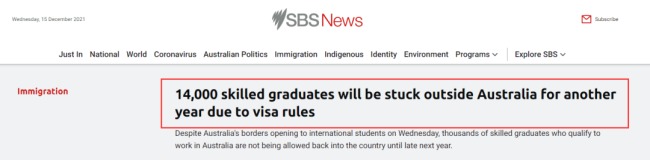 尴尬！澳洲边境如约开放，数万毕业生却因签证问题将被迫滞留海外一年！-异乡好居