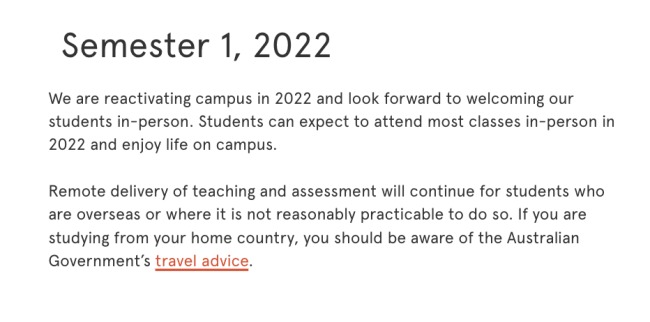 留学生注意！2022年澳洲大学新学期授课模式公布，各大学最新-异乡好居