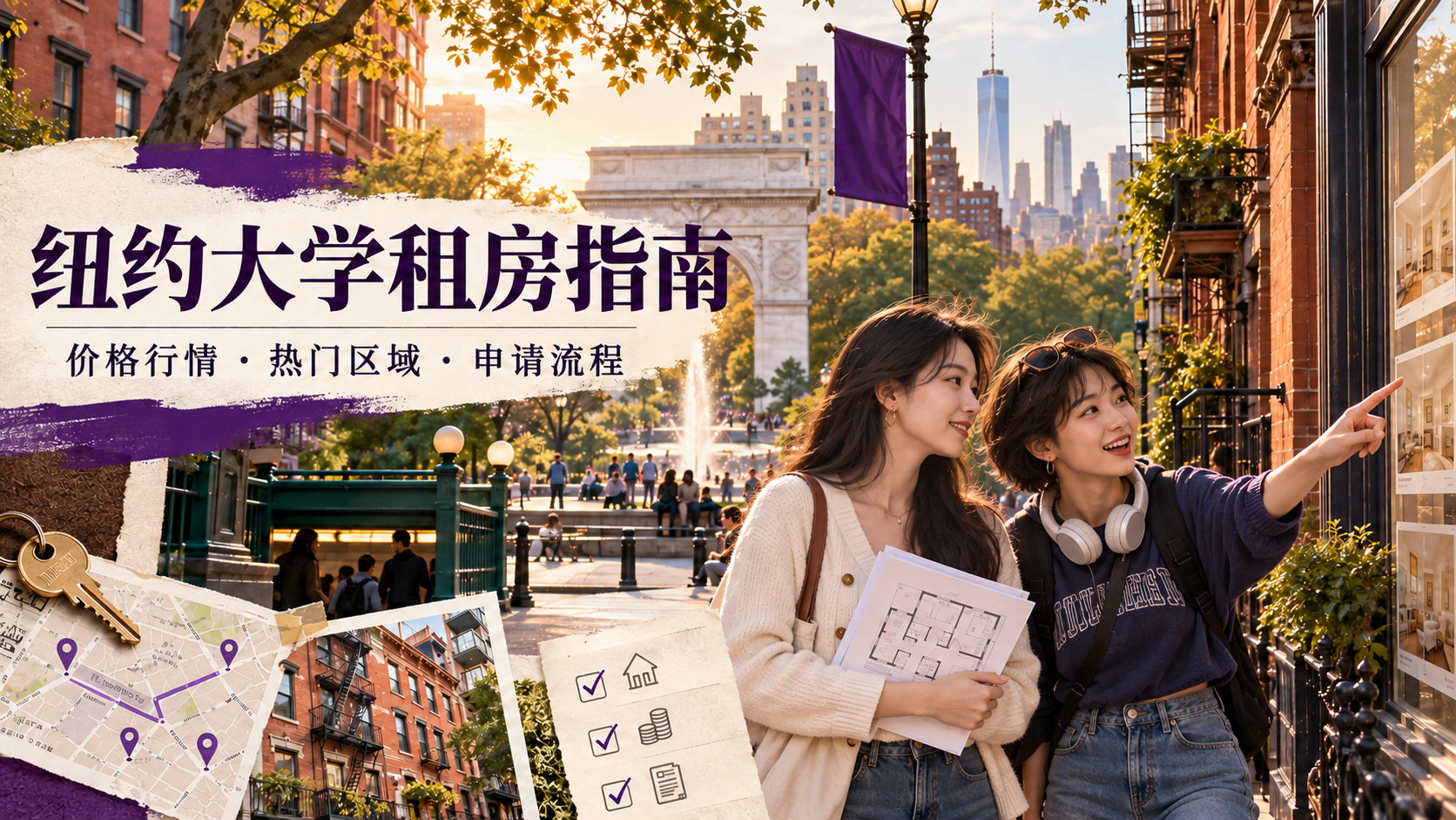 纽约大学租房指南:价格行情、热门区域、渠道推荐与申请流程详解-异乡好居