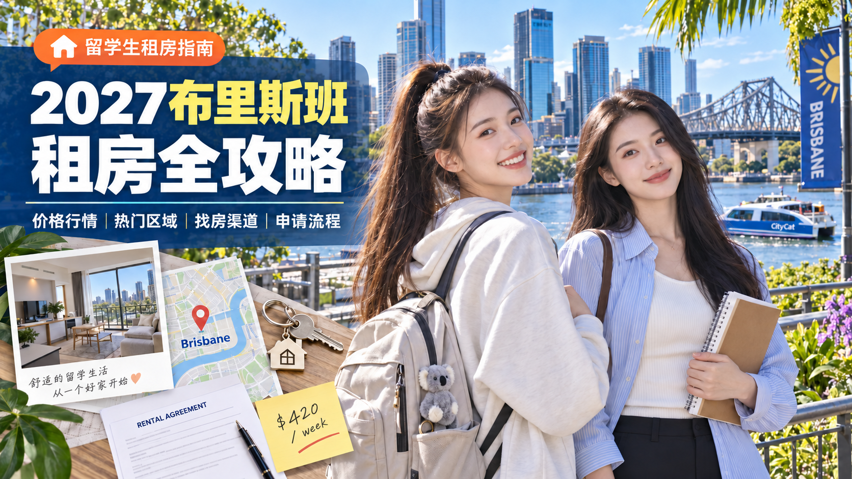 布里斯班租房白皮书:价格行情、热门区域、找房渠道与申请流程-异乡好居
