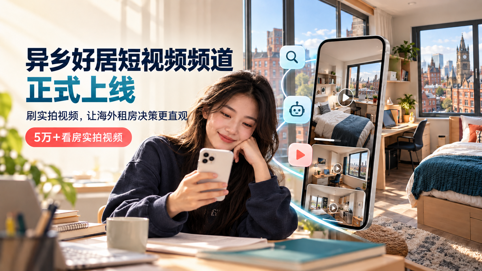 异乡好居短视频频道正式上线:从“搜索租房”到“刷视频租房”,让海外租房决策更直观-异乡好居