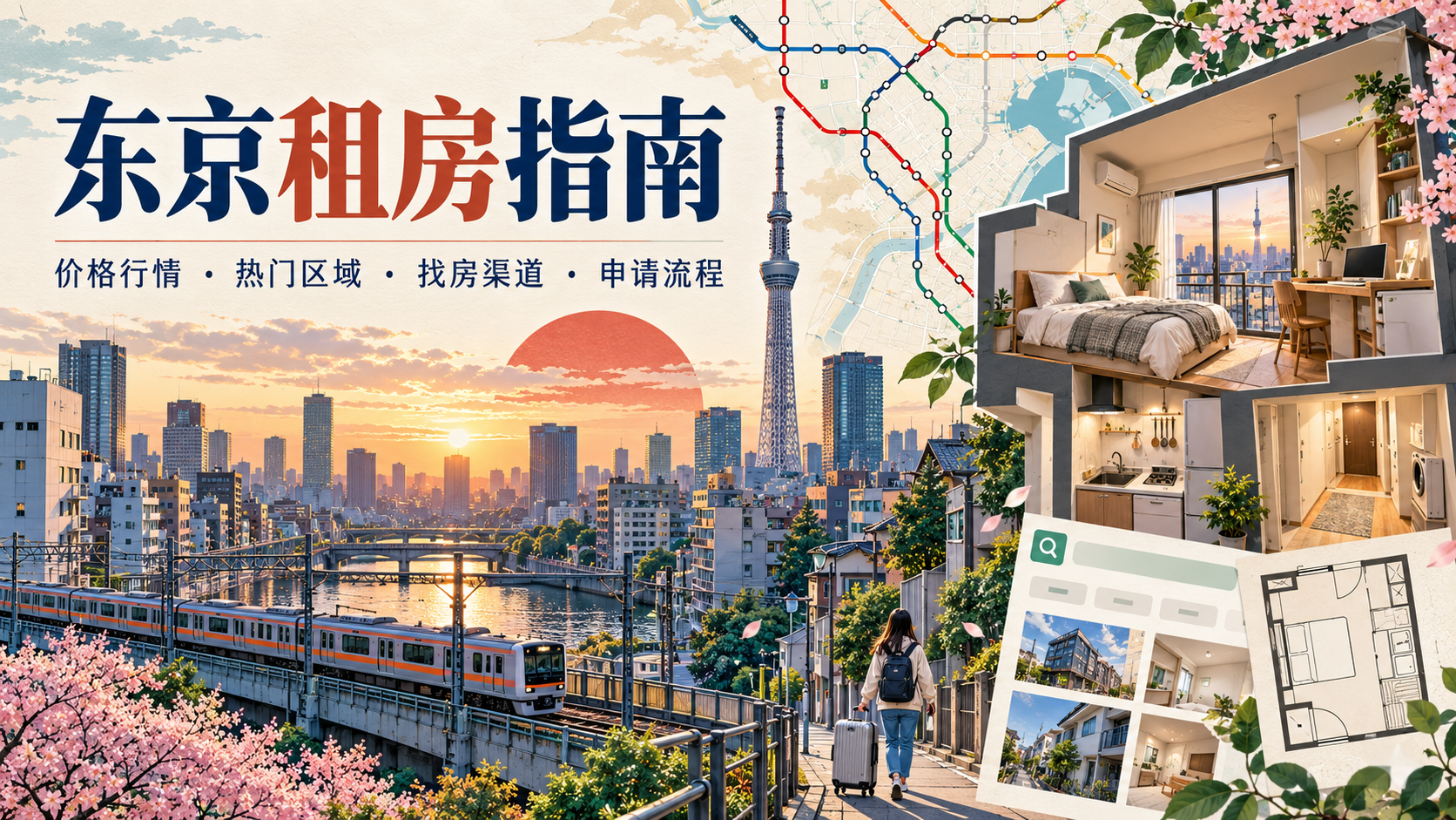东京租房白皮书:价格行情、热门区域、找房渠道与申请流程详解-异乡好居