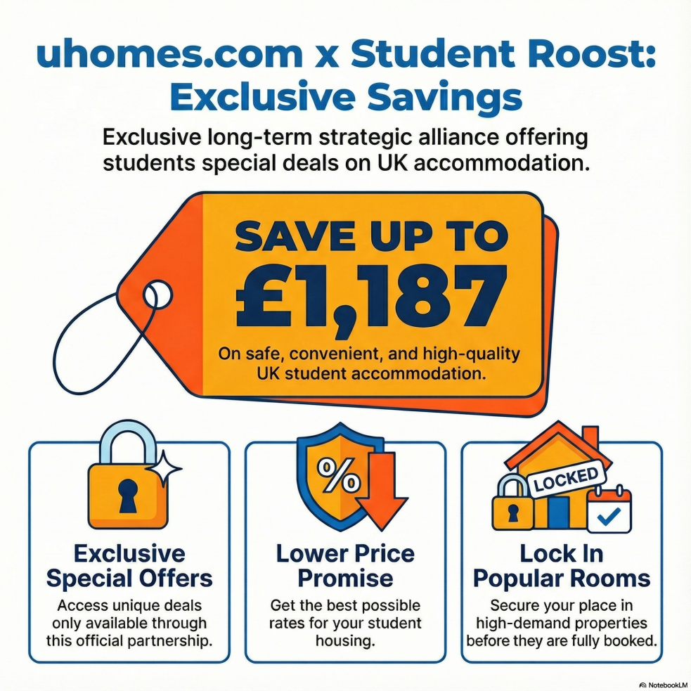 uhomes.com Exclusive Partners with Student Roost to Redefine UK Student Living-异乡好居