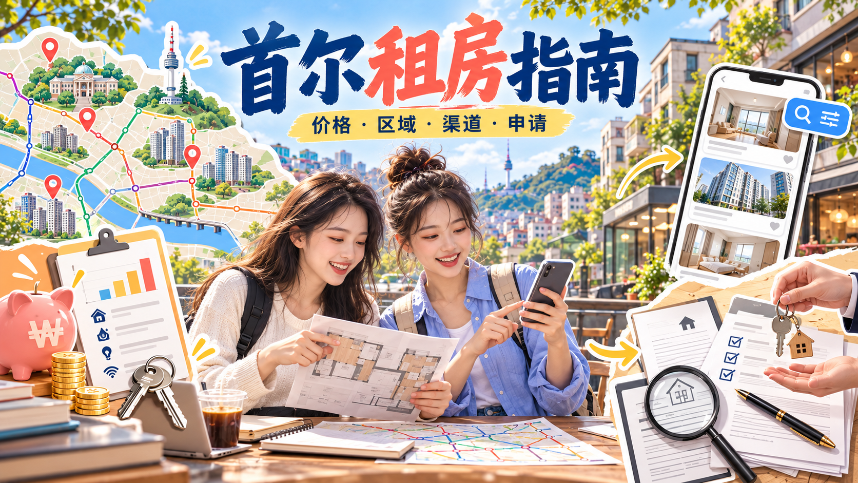 首尔租房全攻略:价格行情、热门区域、找房渠道与申请流程详解-异乡好居