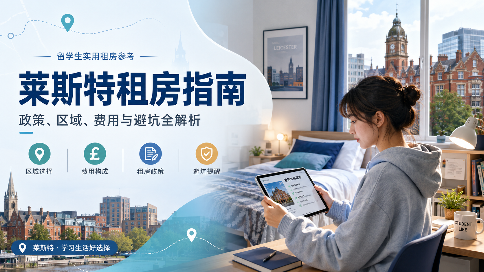 莱斯特租房指南:政策、区域、费用与避坑全解析-异乡好居