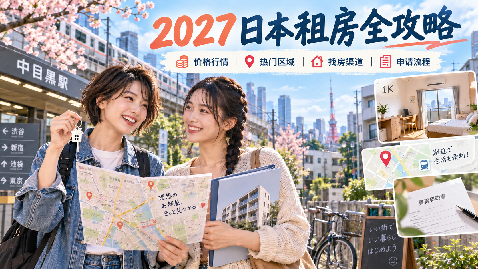 日本租房白皮书:价格行情、热门区域、渠道推荐与申请流程详解-异乡好居