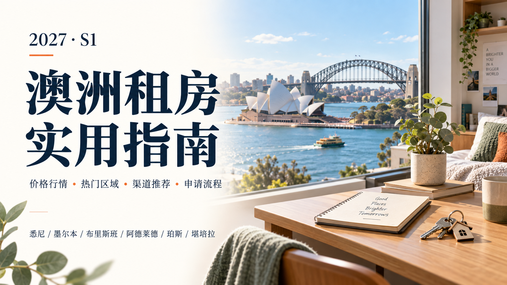 2027年澳洲租房全攻略:价格趋势、热门区域、渠道推荐与申请流程详解-异乡好居