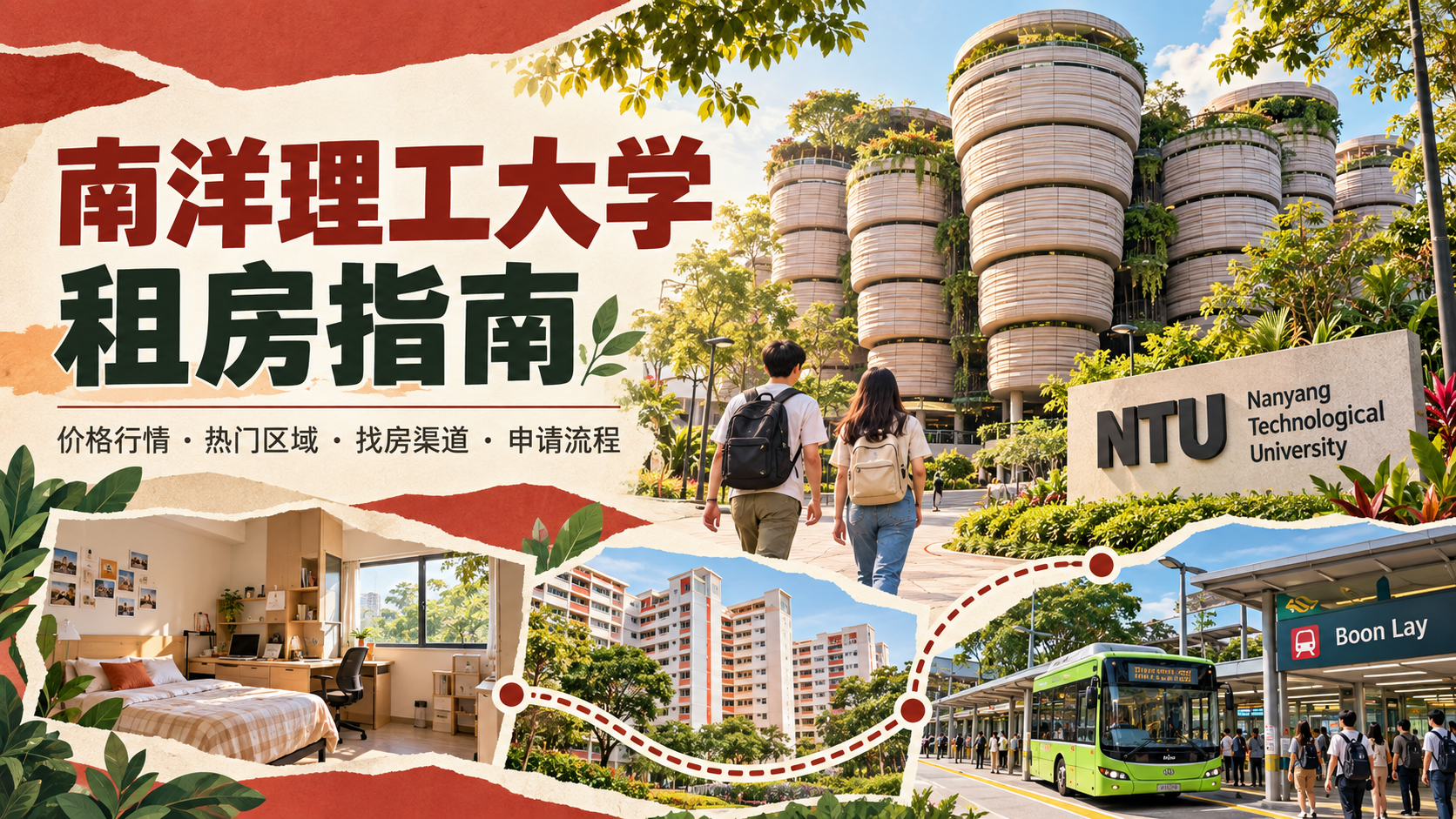 南洋理工大学租房指南:价格行情、热门区域、找房渠道与申请流程详解-异乡好居