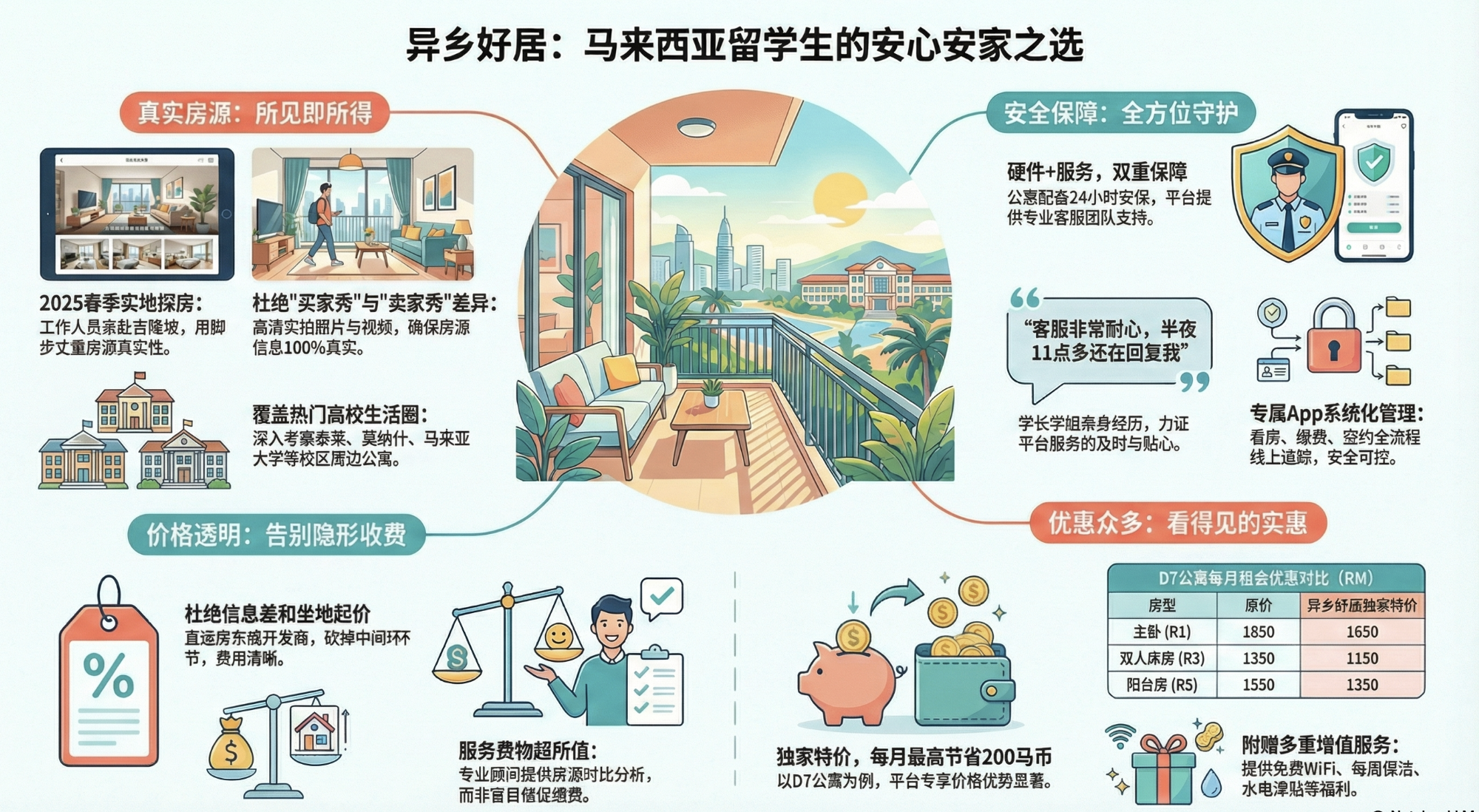 马来西亚租房攻略:异乡好居如何用“真实、安全、透明、优惠”给你全方位保障-异乡好居