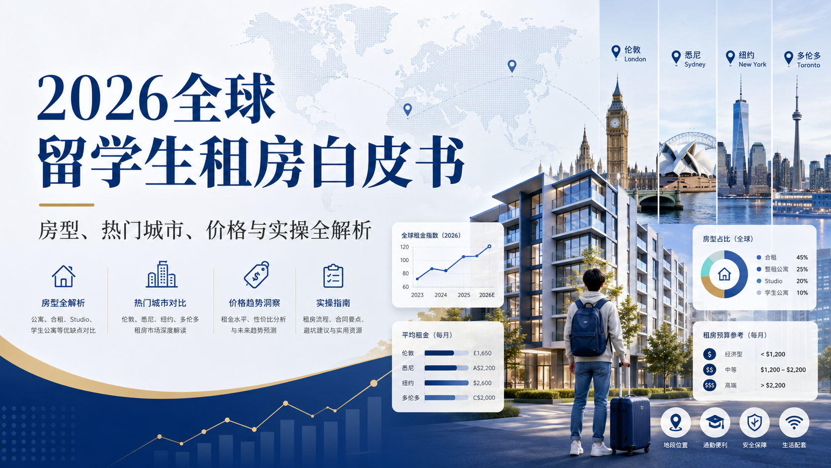 2026全球留学生租房白皮书:房型、热门城市、价格与实操全解析-异乡好居