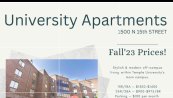 University Apartments Room Tour