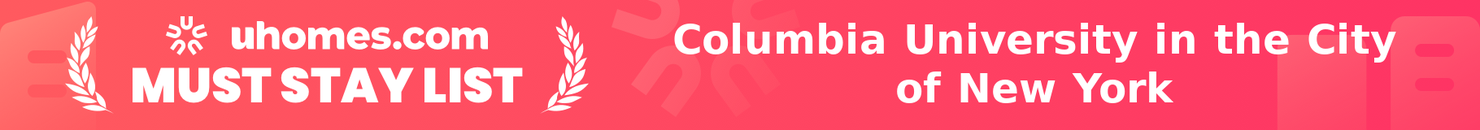 Must-Stay List for Columbia University in the City of New York