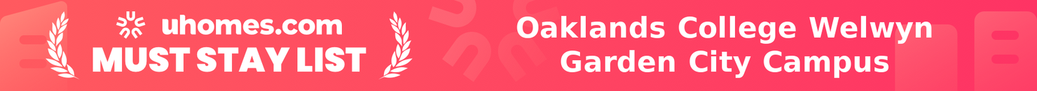 Must-Stay List for Oaklands College Welwyn Garden City Campus