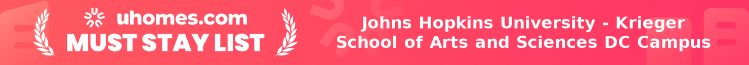 Must-Stay List for Johns Hopkins University - Krieger School of Arts and Sciences DC Campus