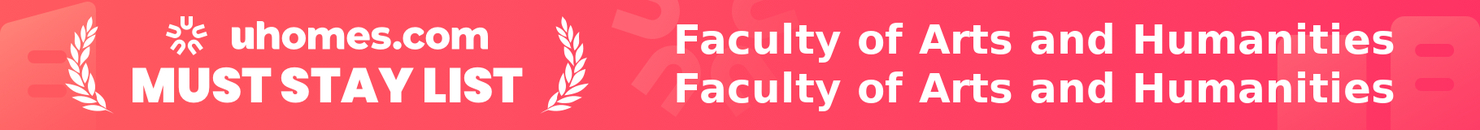Must-Stay List for Faculty of Arts and Humanities Faculty of Arts and Humanities