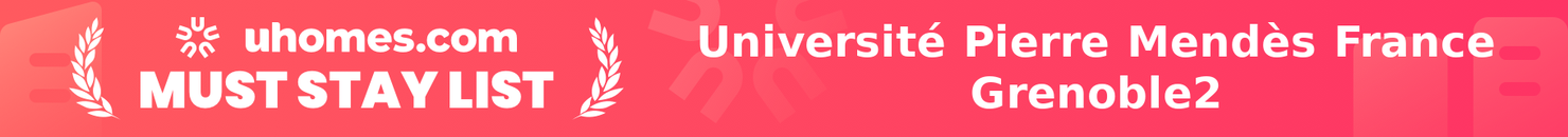 Must-Stay List for Université Pierre Mendès France Grenoble2