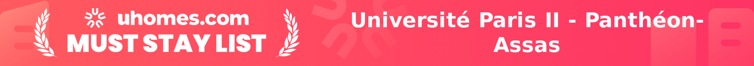 Must-Stay List for Université Paris II - Panthéon-Assas