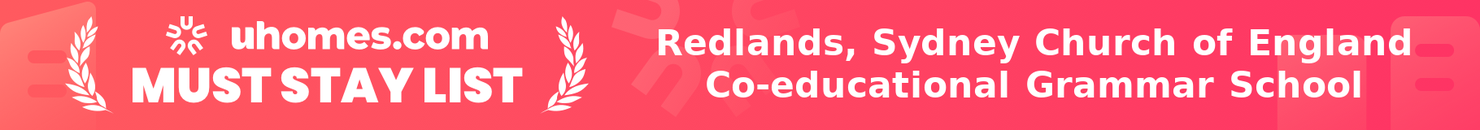 Must-Stay List for Redlands, Sydney Church of England Co-educational Grammar School