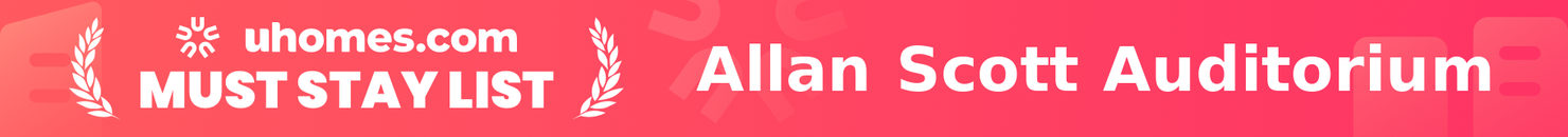 Must-Stay List for Allan Scott Auditorium