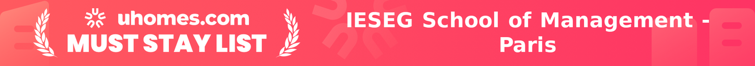 Must-Stay List for IESEG School of Management - Paris