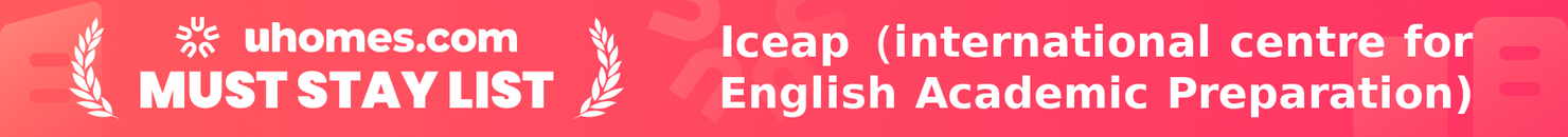 Must-Stay List for Iceap（international centre for English Academic Preparation)