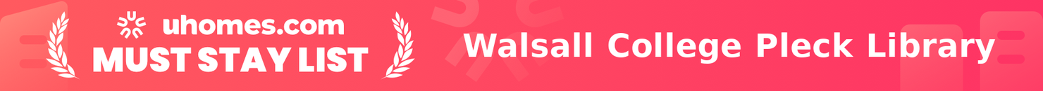 Must-Stay List for Walsall College Pleck Library