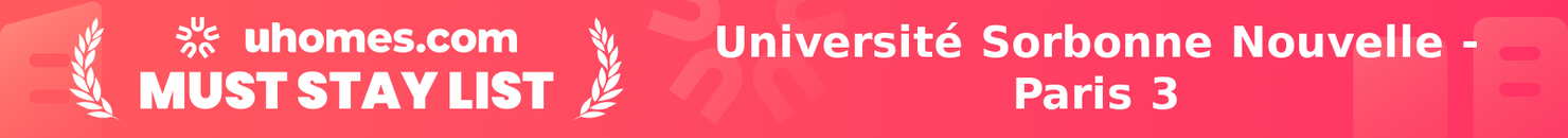 Must-Stay List for Université Sorbonne Nouvelle - Paris 3