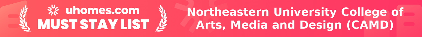 Must-Stay List for Northeastern University College of Arts, Media and Design (CAMD)