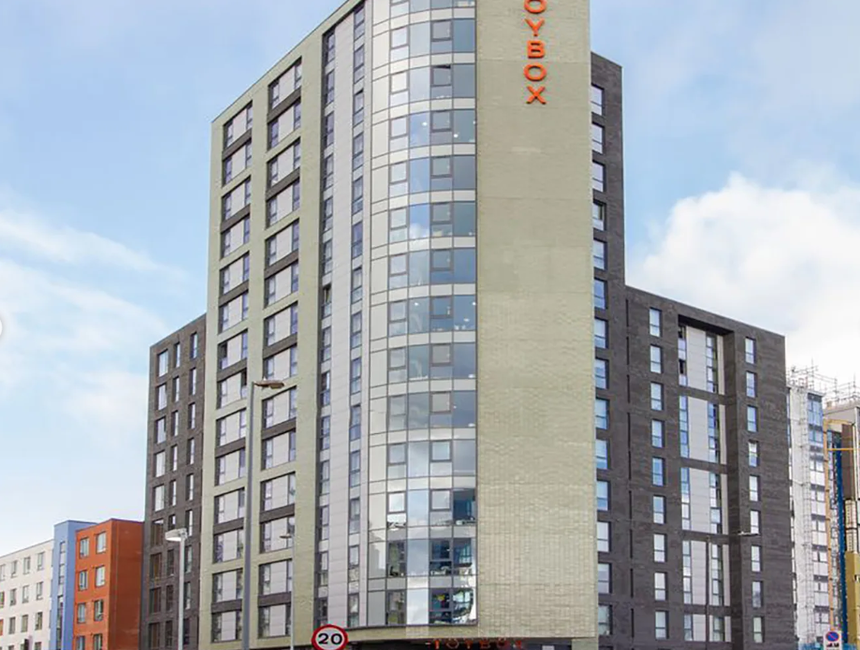 Birmingham student accommodation ceiling - The Toybox student accommodation virtual tour